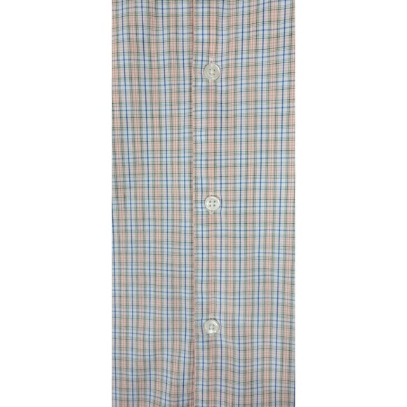 Penguin Mens Casual Shirt Slim Fit Long Sleeve Multicolor Plaid Size 18 36/37 - Picture 5 of 8